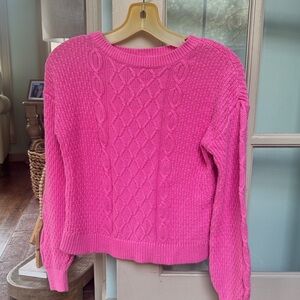 Gap kids XL (12) hot pink sweater.  Only worn a few times.